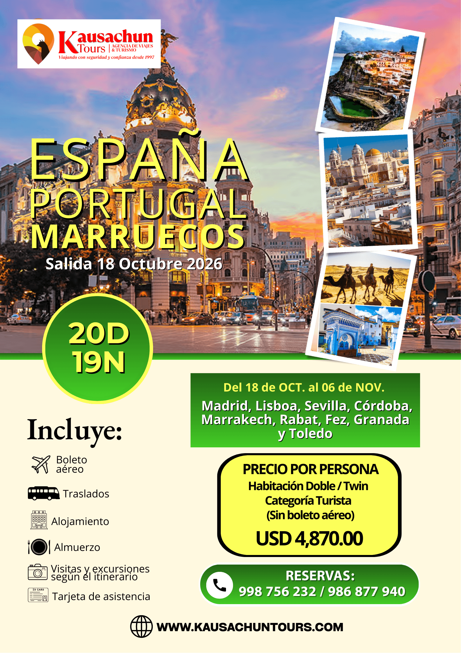 España - Portugal - Marruecos